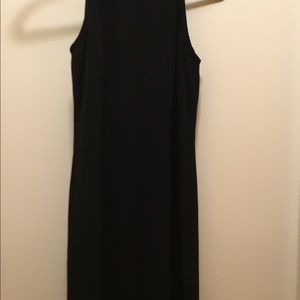 Ann Taylor Loft sleeveless black dress sz 4